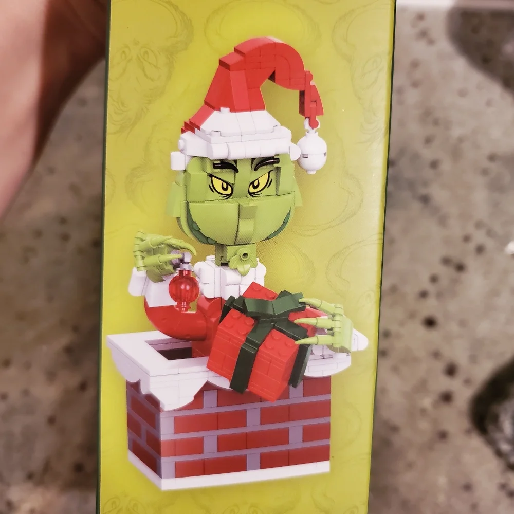 BrickCraft Up The Chimney Grinch 504pc Christmas Holiday Brick‎ Building Kit NEW